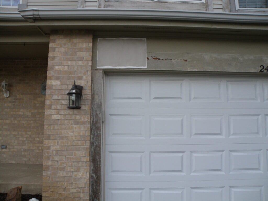 SAMPLE OF SHERWIN WILLIAMS BALANCED BEIGE ON PINK TONED BRICK EXTERIOR OF HOME