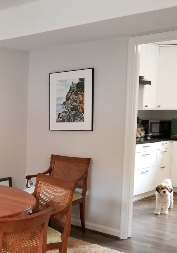 Sherwin Williams Incredible White off white taupe,Client before photo, Kylie M Interiors Edesign