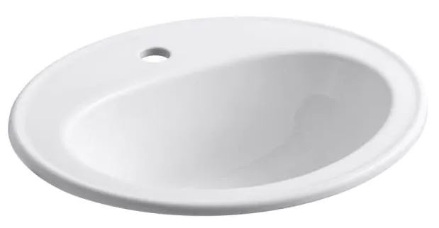 drop in sink that's modern and simple. bathroom update ideas, Kylie M Interiors edesign