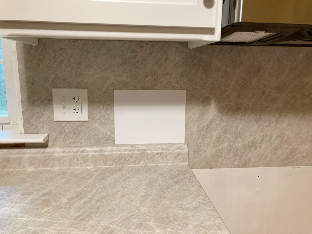 Formica Taj Mahal laminate affordable kitchen update and remodel ideas