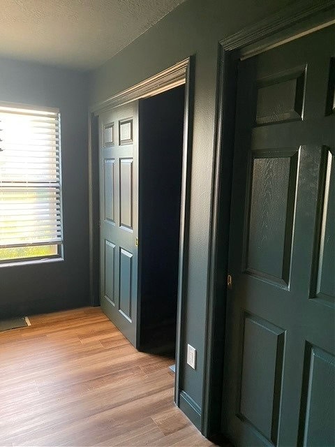 Still Water, Sherwin Williams, dark teal blue green color drench on walls, trims, doors, ceiling in speak easy vibe or steam punk