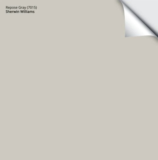 SHERWIN WILLIAMS REPOSE GRAY SAMPLIZE PEEL AND STICK SAMPLE
