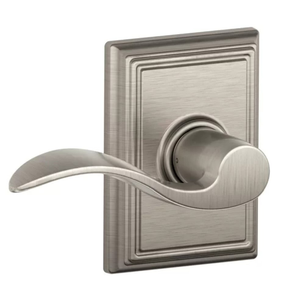 Schlage addison door handle in satin nickel, kylie m