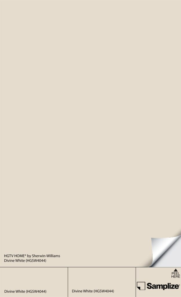 SHERWIN WILLIAMS DIVINE WHITE PEEL AND STICK PAINT COLOR