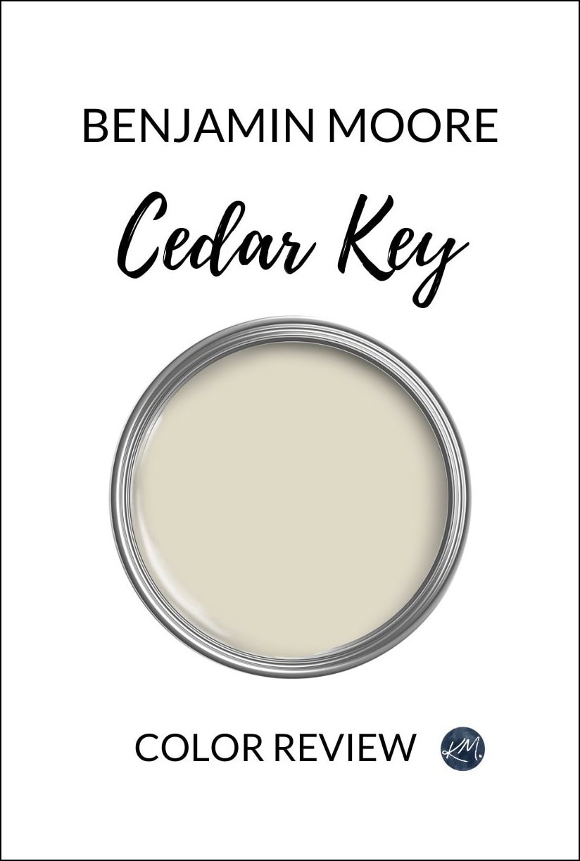 benjamin moore cedar key paint color review, beige or taupe kylie m interiors