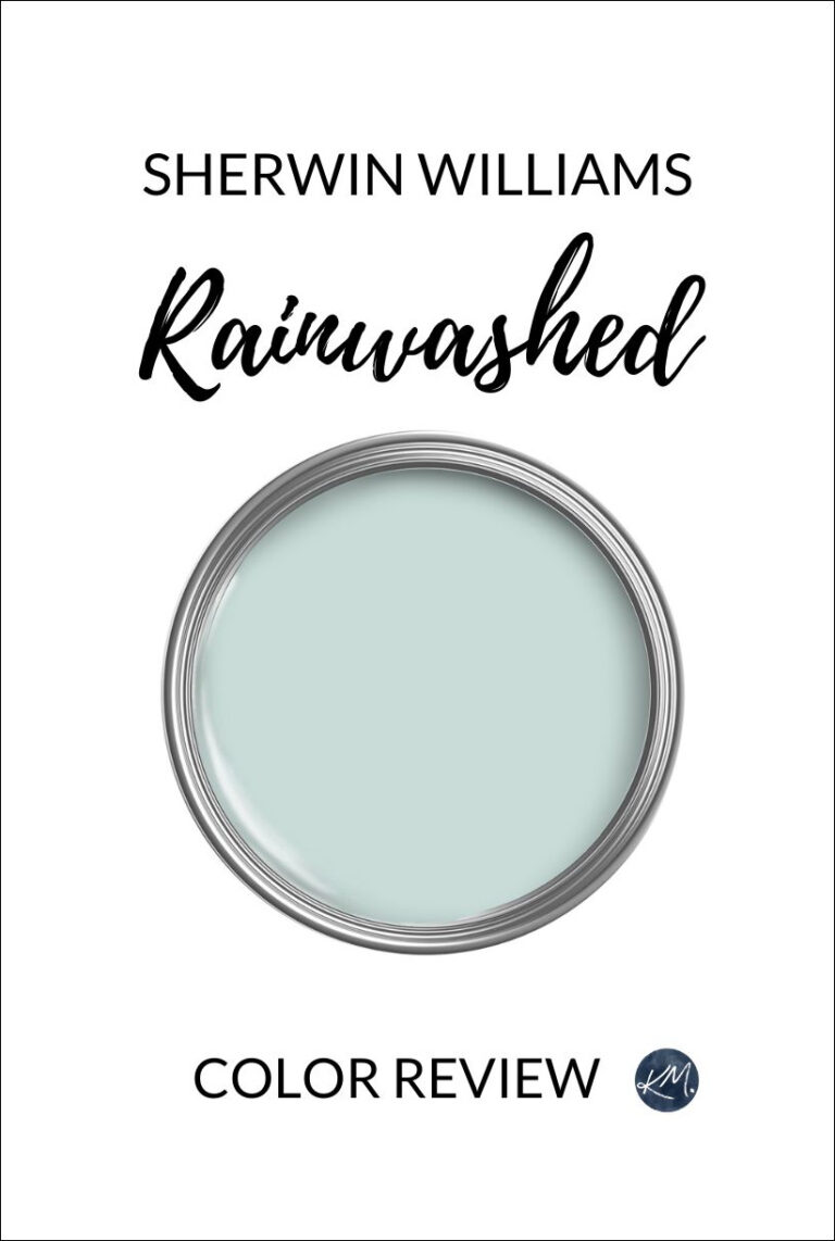 paint color review of sherwin williams rainwashed blue green paint color, Kylie M Interiors