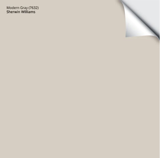 Sherwin Williams Modern Gray. Samplize peel and stick