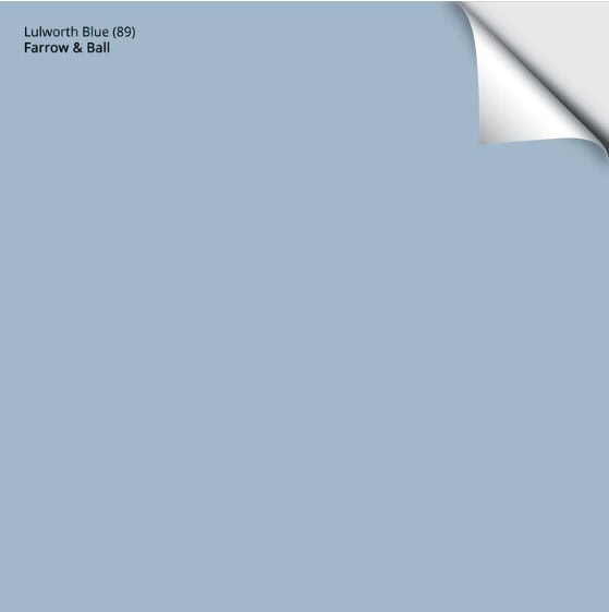 Farrow & Ball Lulworth Blue, SAMPLIZE PEEL AND STICK with Kylie M.