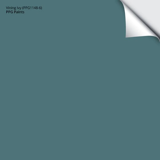 PPG, Glidden Vining Ivy, peel and stick sample with Kylie m