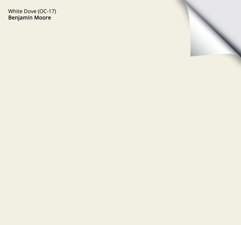 benjamin moore white dove samplize peel and stick