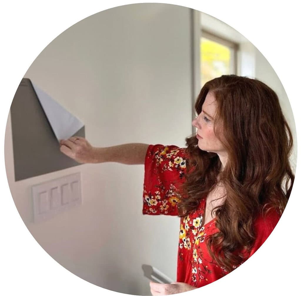 KYLIE M EDESIGN, SAMPLIZE PEEL AND STICK ONLINE PAINT COLOR CONSULTING