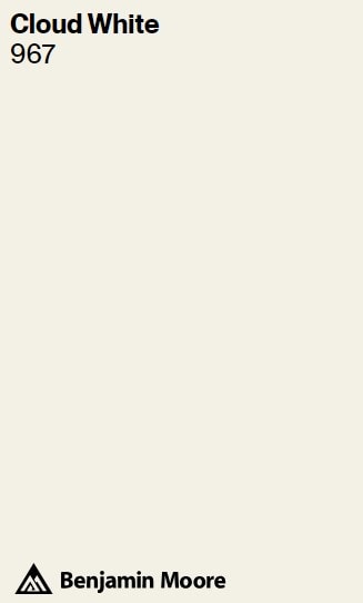 Benjamin Moore Cloud White, best white paint color, Samplize peel and stick with Kylie M Interiors Edesign, online consulting