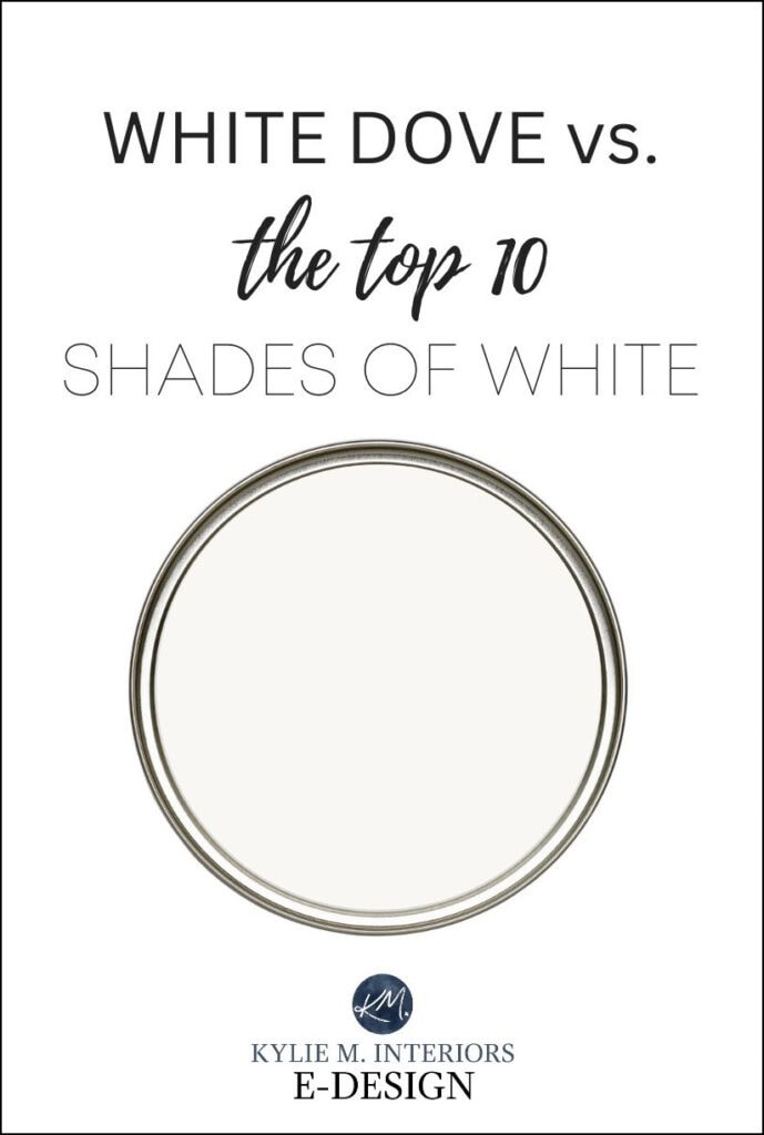 Benjamin moore vs the best white paint colors White Dove, Cloud White, Pure White. Kylie M Color expert, edesign (1)