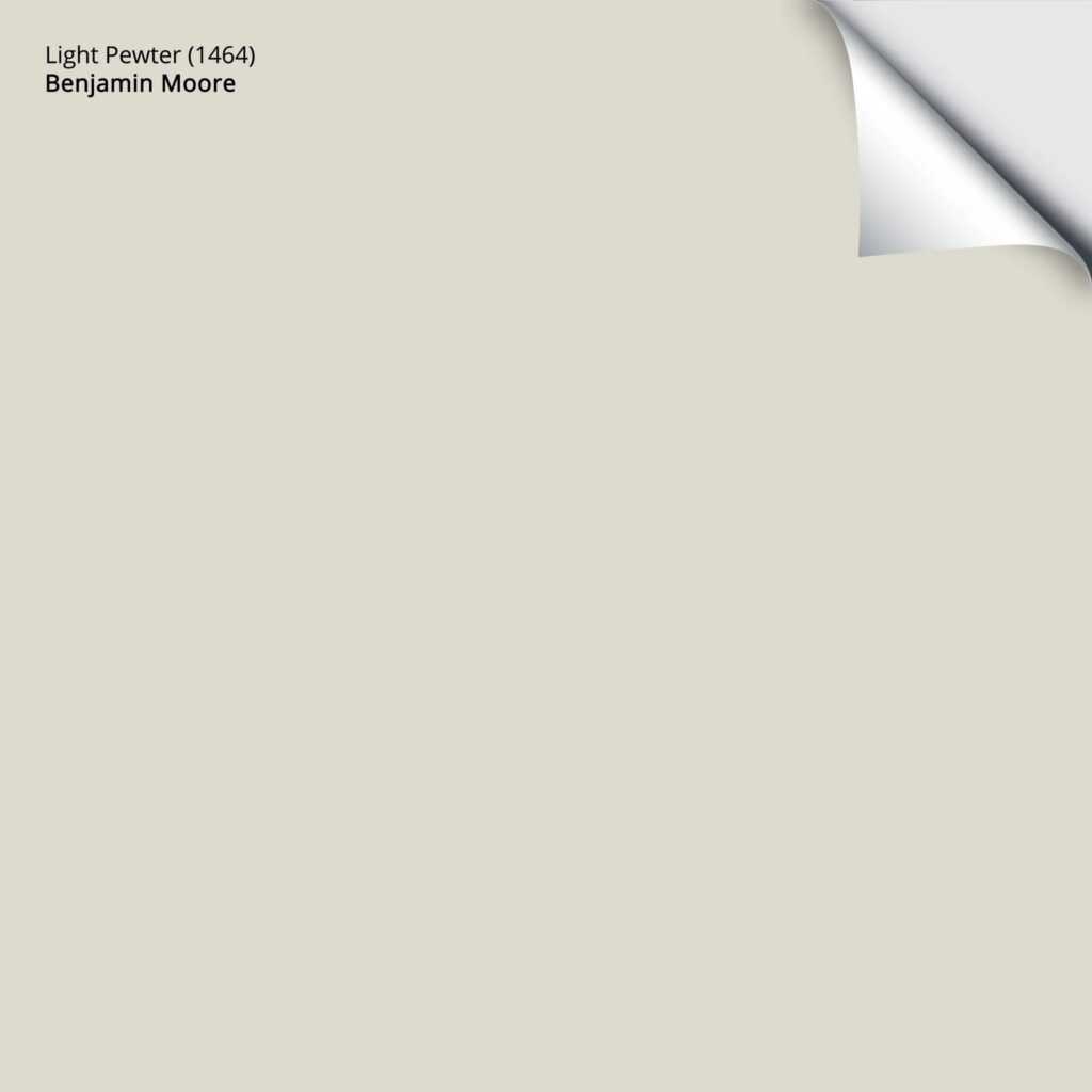 Benjamin Moore Light Pewter Samplize Sample Kylie M Interiors EDesign