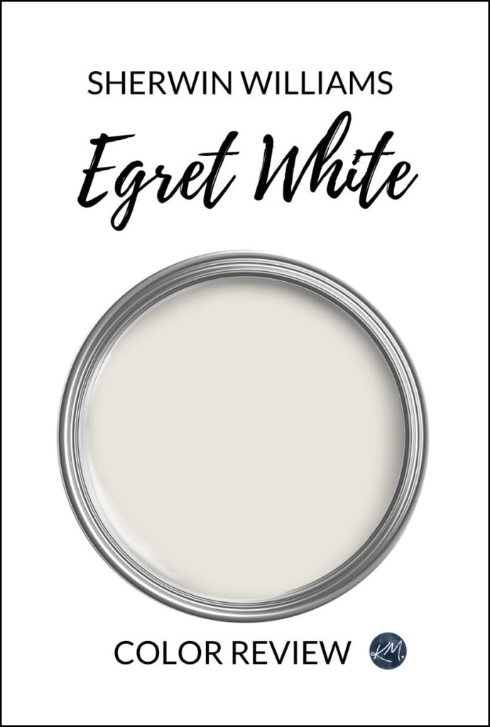 Sherwin Williams Egret White, taupe paint color review, undertones, LRV, Kylie M color expert