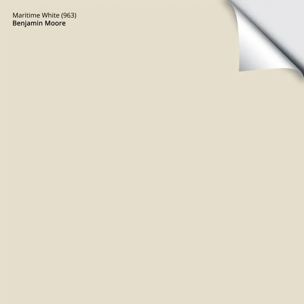BEnjamin moore maritime white samplize peel and stick