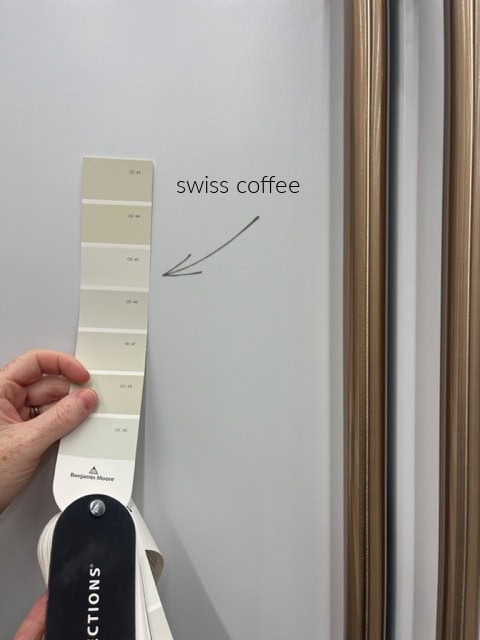 Benjamin Moore Swiss Coffee doesn't go with Ge Cafe White