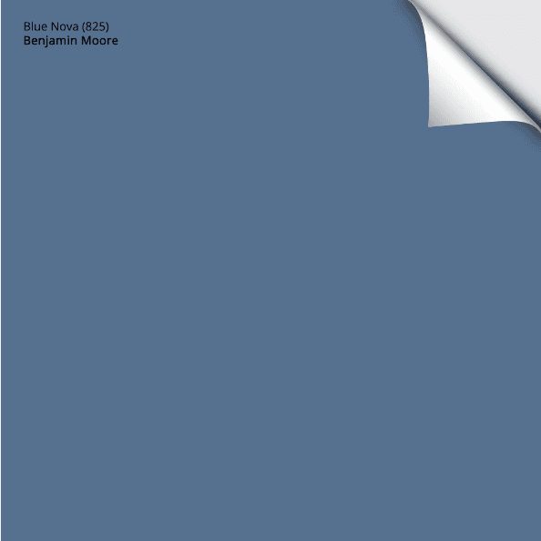 SAMPLIZE PEEL AND STICK BENJAMIN MOORE BLUE NOVA