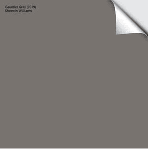 GAUNTLET GRAY SAMPLIZE PEEL AND STICK PAINT COLOR SAMPLE