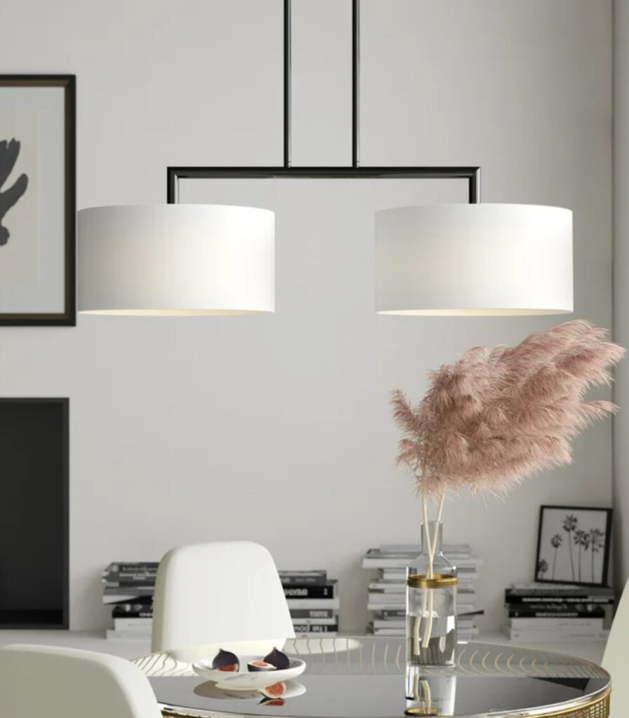transitional style light fixture to udpate 2000s home tuscan style.