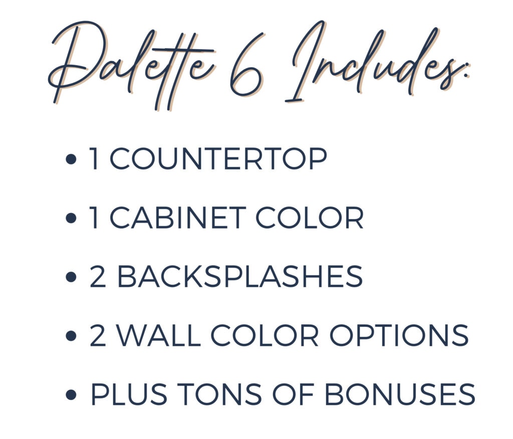 6 ONLINE PAINT COLOR PALETTE FOR KITCHEN COUNTERTOP, TILE BACKSPLASH, PAINT COLOR, CABINETS, KYLIE M EDESIGN (1)