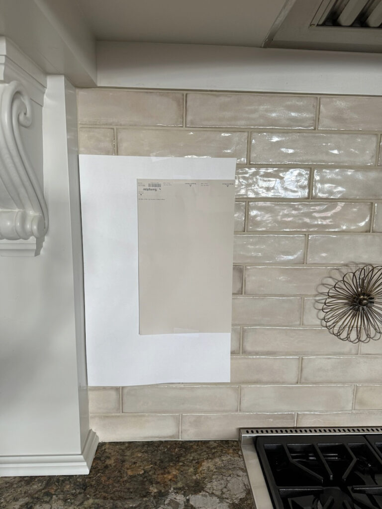 Soft beige taupe paint color, Sampliz
