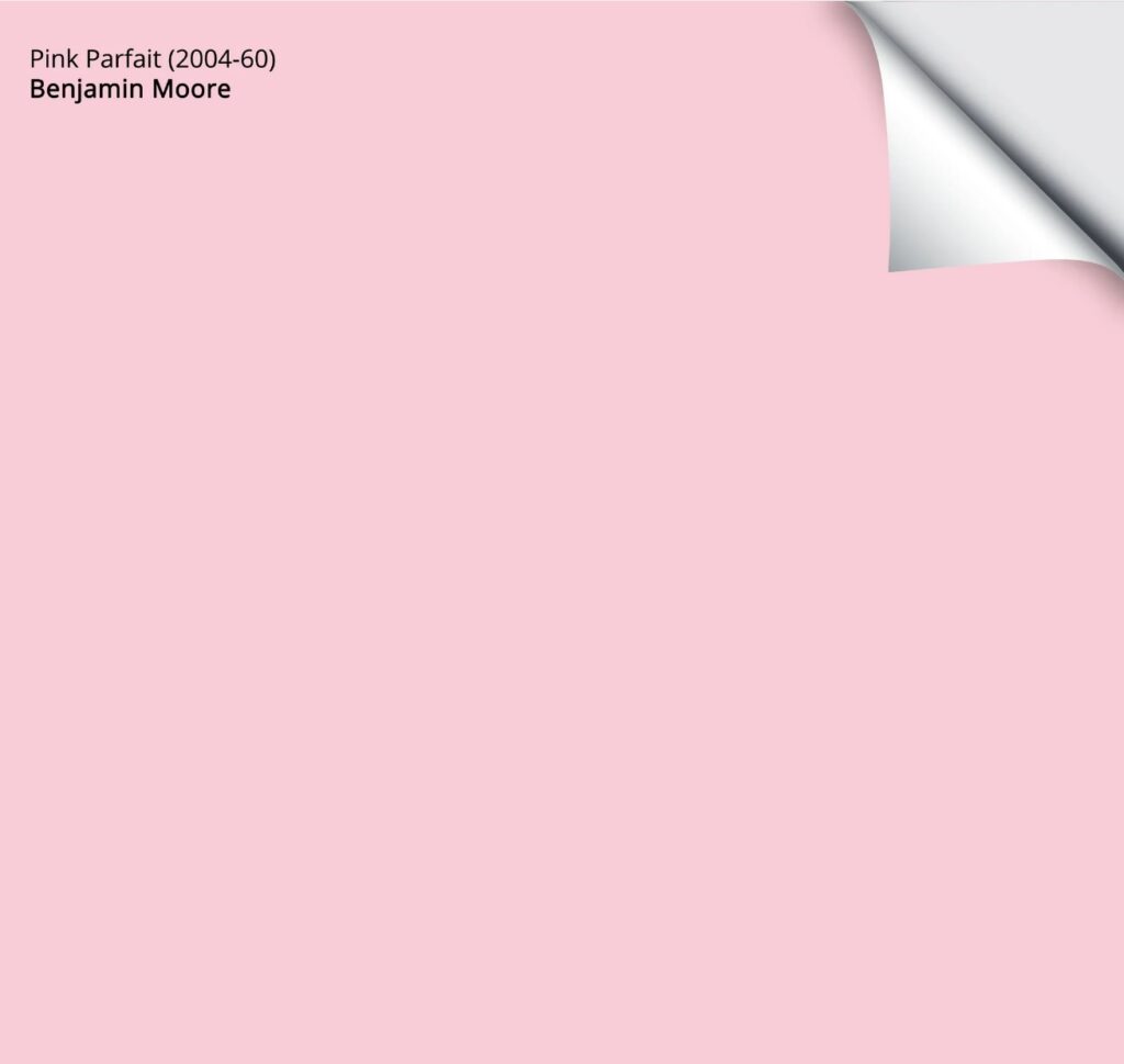 benjamin moore pink parfairt best color, samplize peel and stick