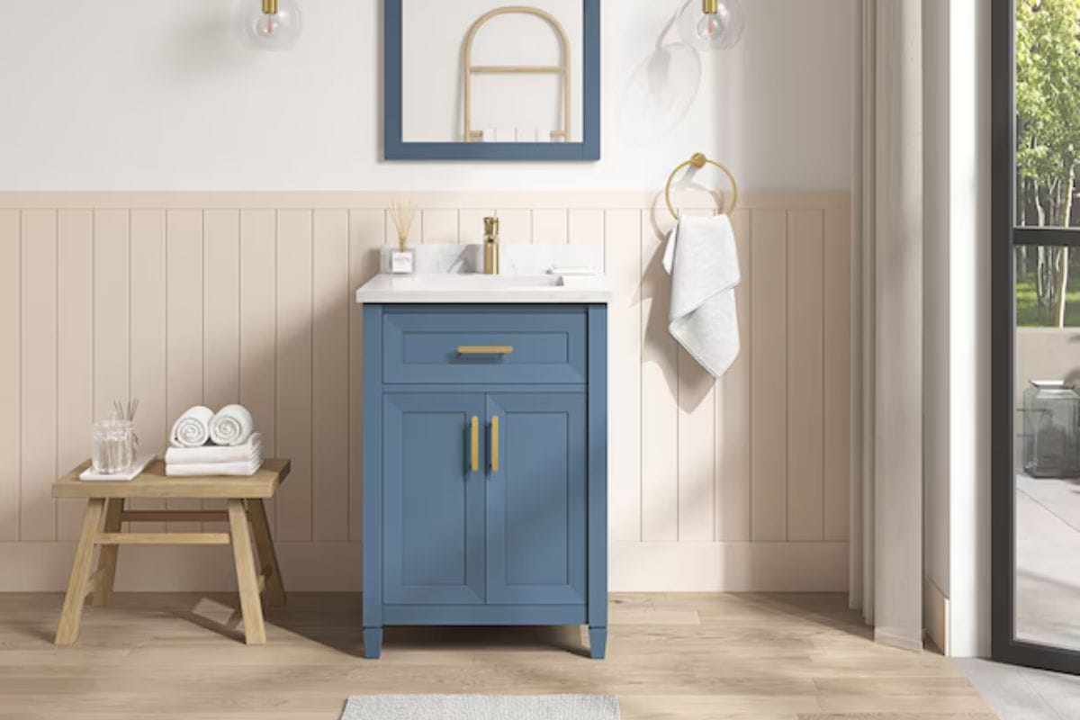 Best Vanities for Small Bathrooms: Allen + Roth
