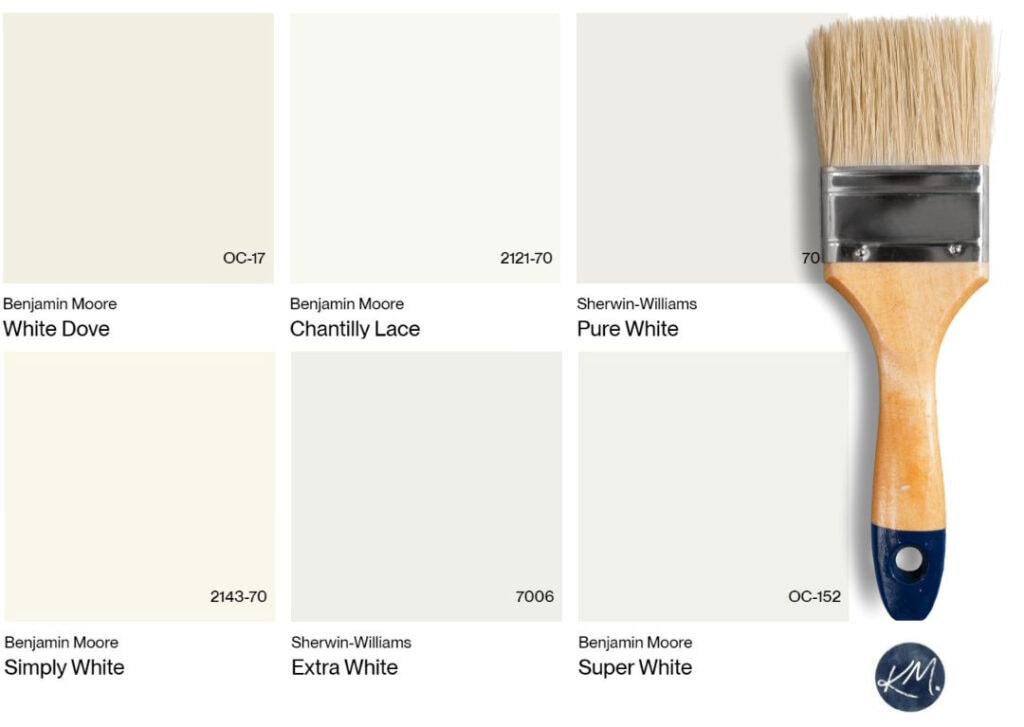 THE BEST WHITE PAINT COLORS FOR A DARK SMALL ROOM TO LOOK BIGGER, LARGER, AND BRIGHTER