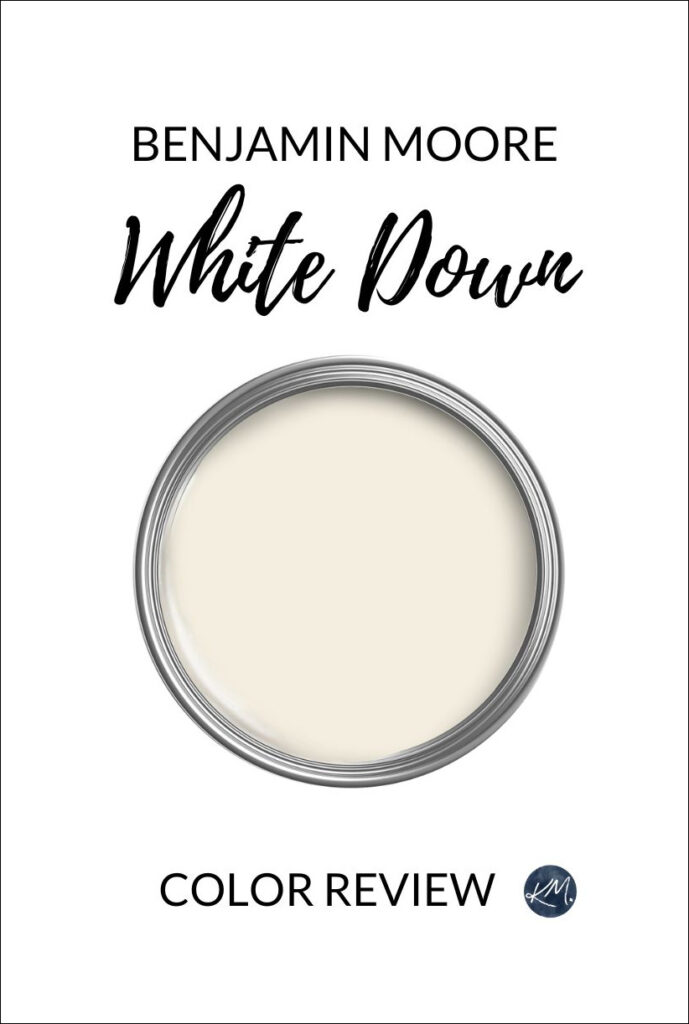 PAINT COLOR REVIEW OF BENJAMIN MOORE WHITE DOWN CREAM OFF WHITE PAINT COLOR WITH KYLIE M, COLOR EXPERT