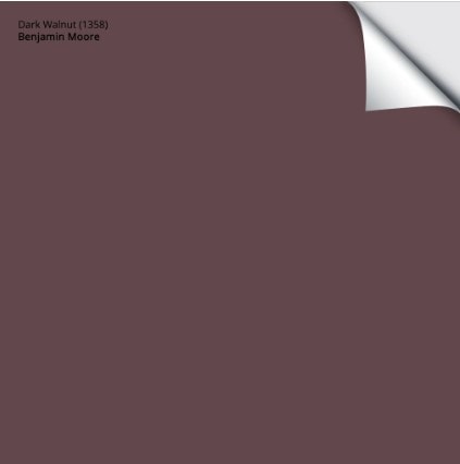 best burgundy paint color dark walnut samplize