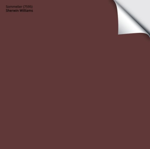 burgundy paint color sherwin williams sommelier samplize peel and stick