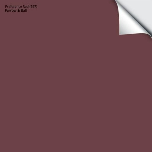farrow and ball preference red burgundy paint color samplize peel and stick