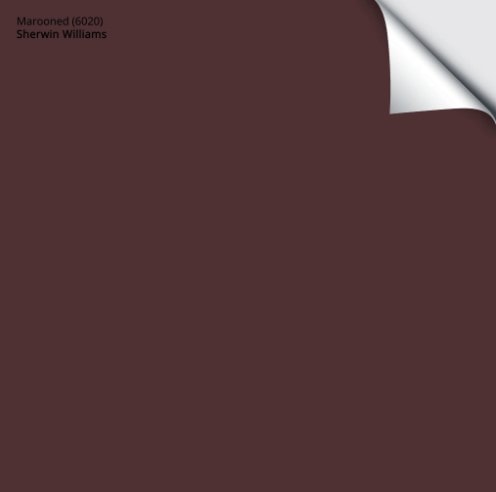 sherwin williams marooned best burgundy maroon paint color samplize