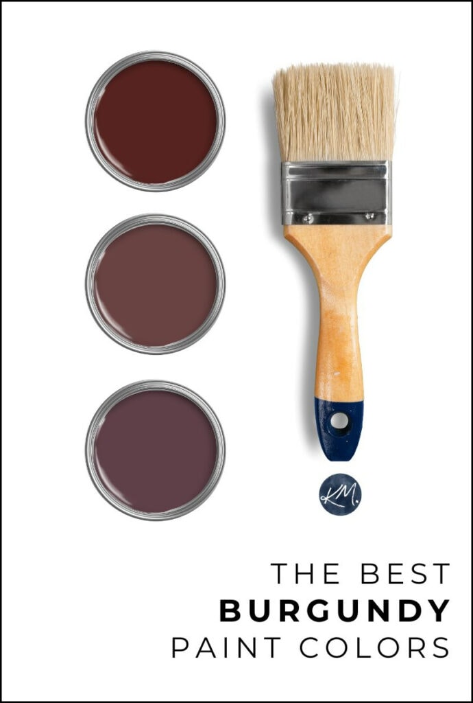 the best burgundy maroon, red paint colors, benjamin moore, sherwin williams, farrow and ball, kylie m color expert