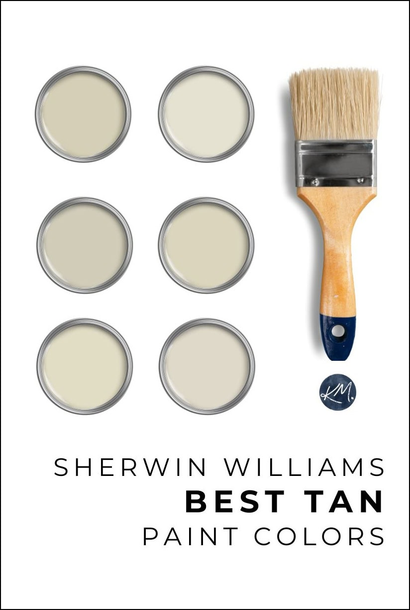 BEST WARM TAN NEUTRAL PAINT COLORS, CLOSE TO BEIGE, SHERWIN WILLIAMS AND KYLIE M INTERIORS ONLINE PAINT COLOR EXPERT