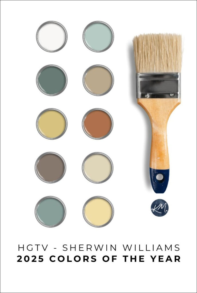 HGTV SHERWIN WILLIAMS COLOR OF THE YEAR FOR 2025, KYLIE M INTERIORS PAINT COLOR EXPERT