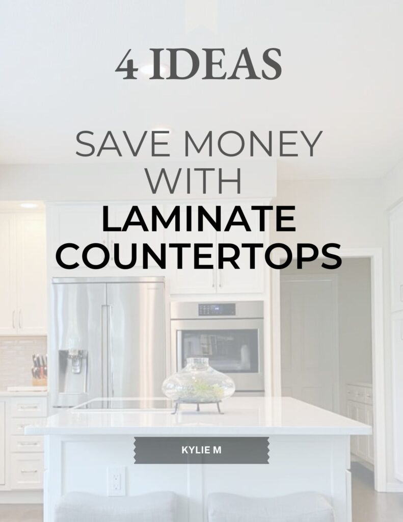 HOW TO SAVE MONEY WITH LAMINATE OR FORMICA COUNTERTOPS FOR KITCHEN OR BATHROOM, HOME UPDATE IDEAS WITH KYLIE M