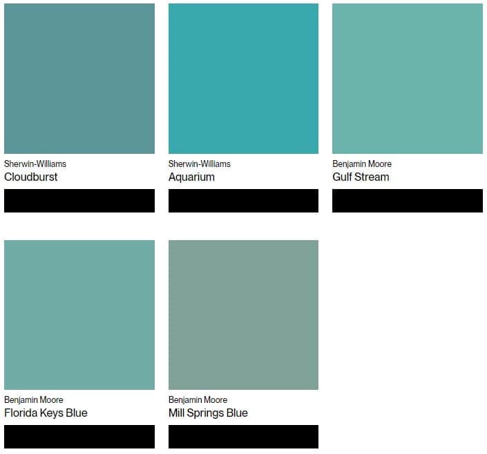 bright teal samplize peel and stick