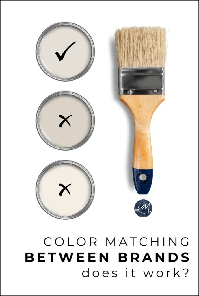 color matching between paint brands, does it work, can brands make others paint colors