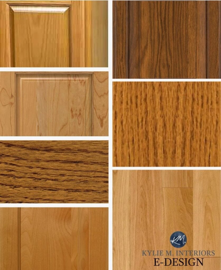 orange wood stains and best paint colors for them