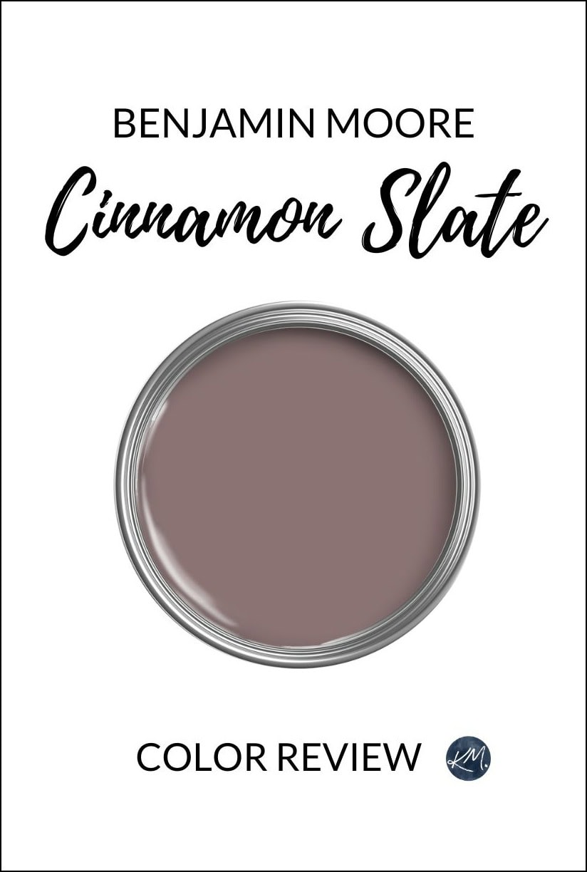 paint color review, color of the year 2025 BEnjamin moore Cinnamon Slate, best purple violet paint color, Kylie M Interiors