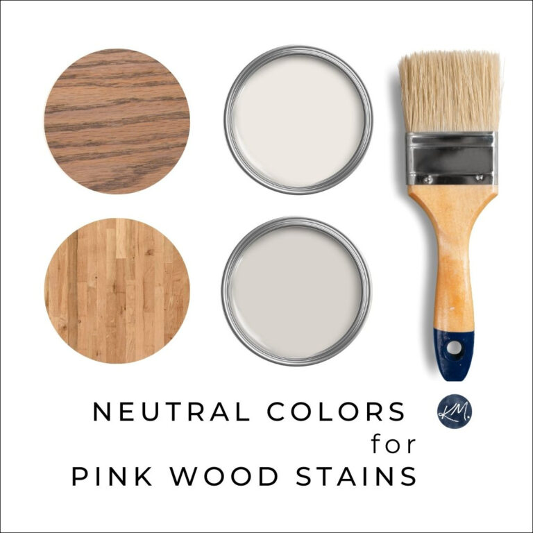 THE BEST NEUTRAL PAINT COLORS TO GO WITH AND UPDATE PINK STAINED WOOD CABINETS, TRIMS, FLOORING, FURNITURE, RED OAK, PICKLED, WHITEWASHED