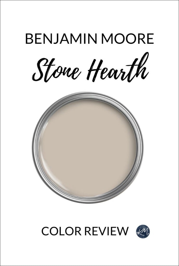 paint color review of benjamin moore stone hearth, warm beige, taupe greige popular paint color by kylie m interiors online paint color expert (1)