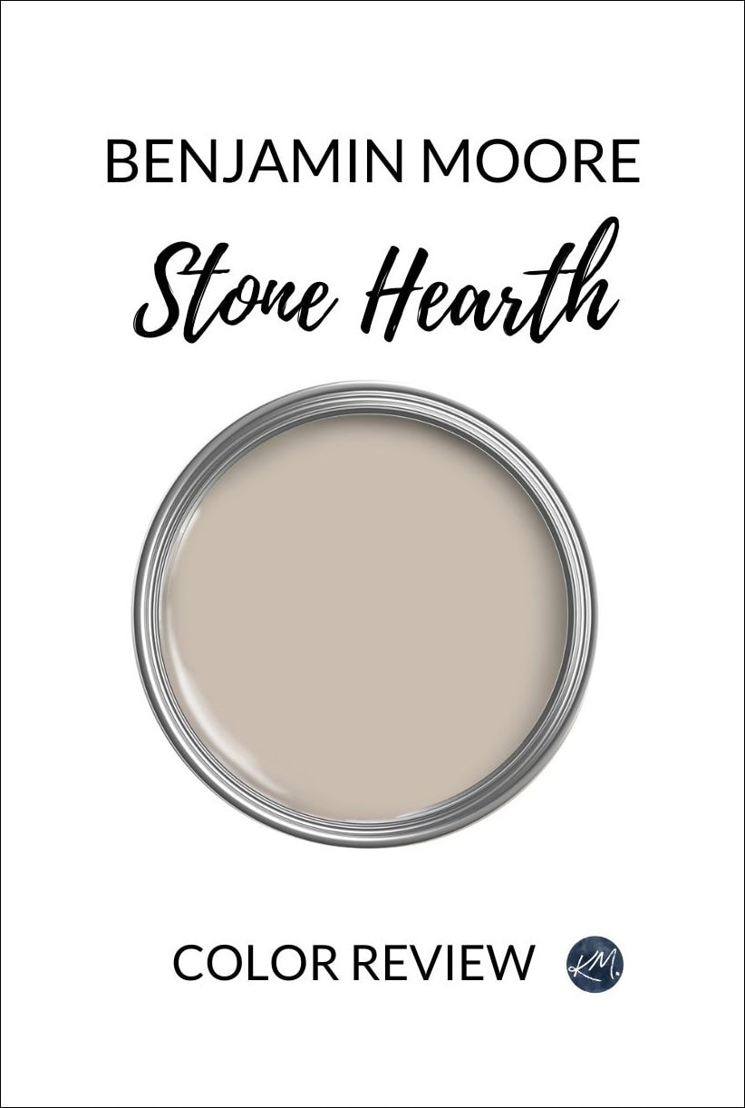 paint color review of benjamin moore stone hearth, warm beige, taupe greige popular paint color by kylie m interiors online paint color expert (1)
