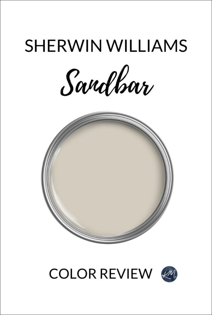 sherwin williams sandbar, best beige tan paint color review with kylie m interiors