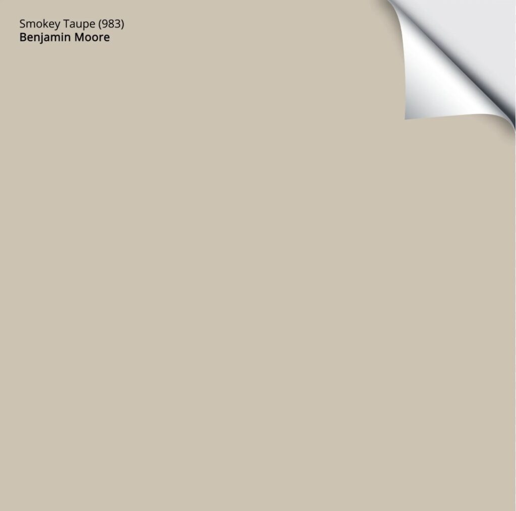 smokey taupe benjamin moore samplize peel and stick