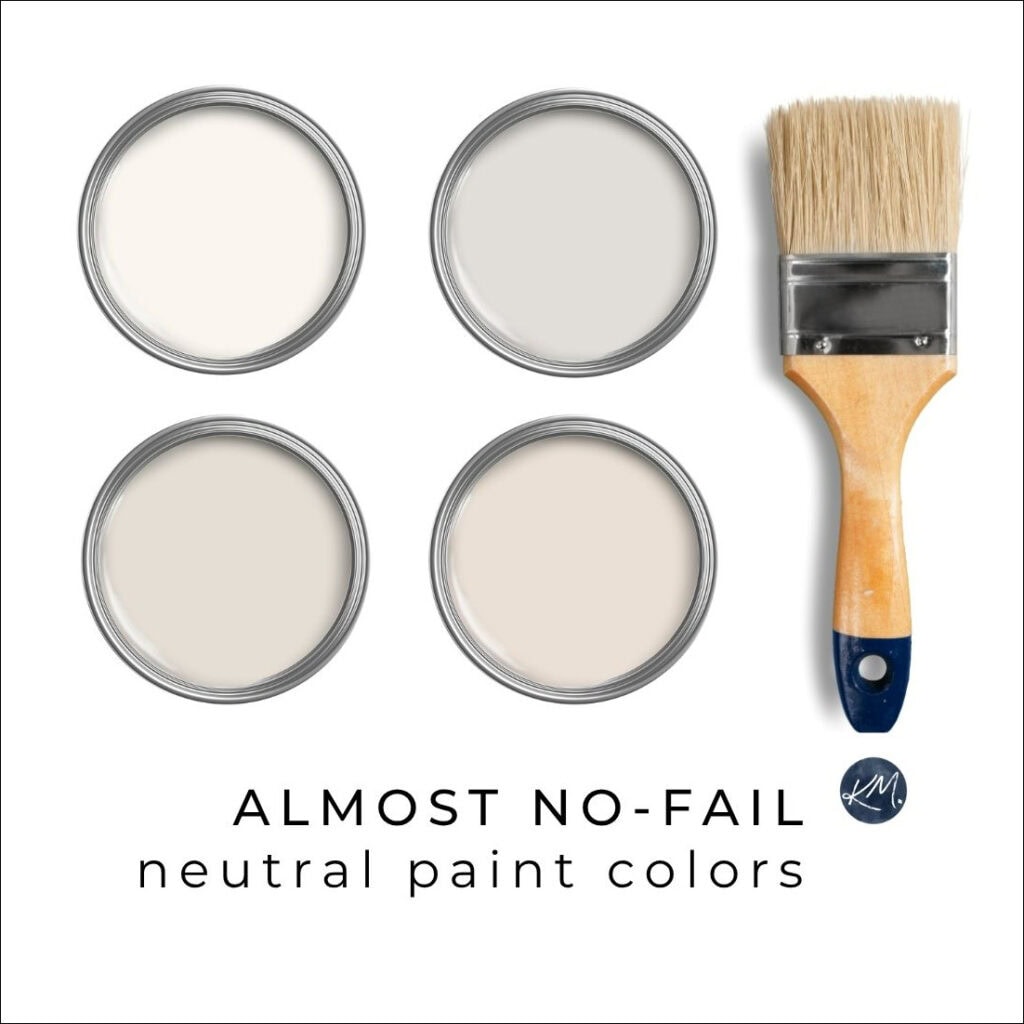 no fail, safe, or fool proof paint colors for a timeless look or resale, Benjamin Moore and Sherwin Williams, neutrals