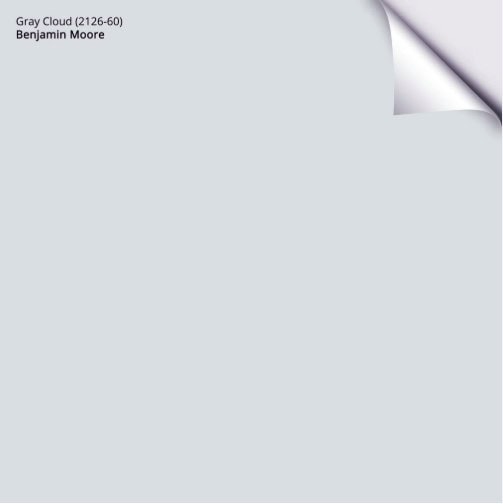 benjamin moore gray cloud samplize
