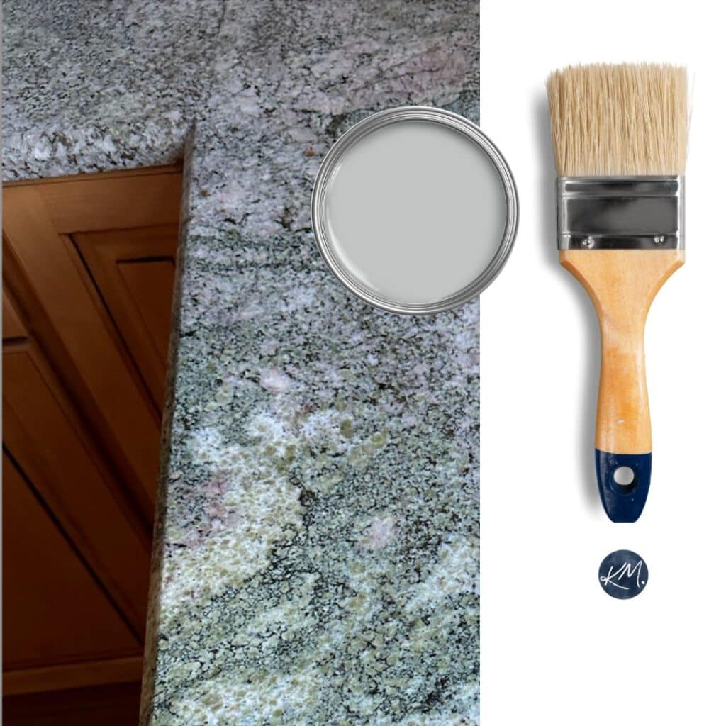 ideas to update green and pink granite countertop kitchen